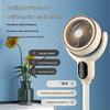 Smart Wireless Desk Fan: Vertical, Voice-Controlled, 8-Shape Oscillation, 3-Speed Remote, 12-Hour Timer, Natural Wind