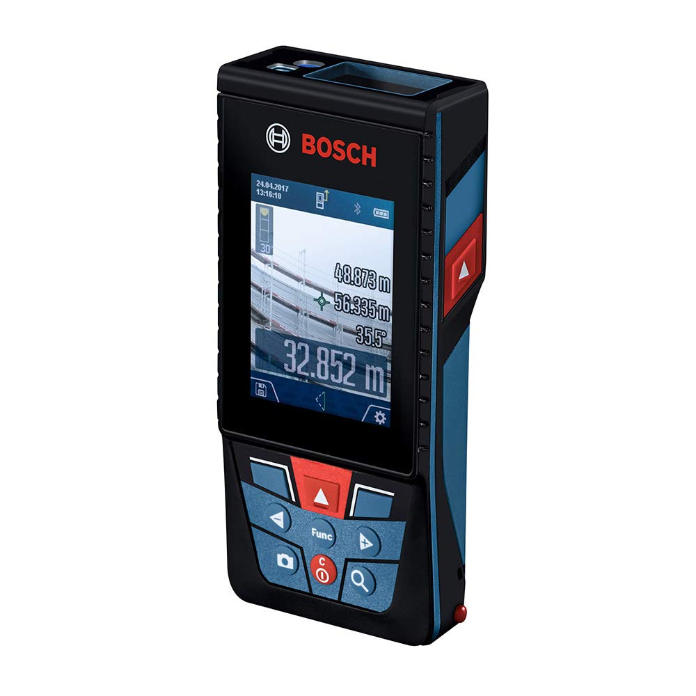 

Лазерний далекомір Bosch Professional для передачі даних GLM120C (Bosch) [Оригінальний продукт] чорний