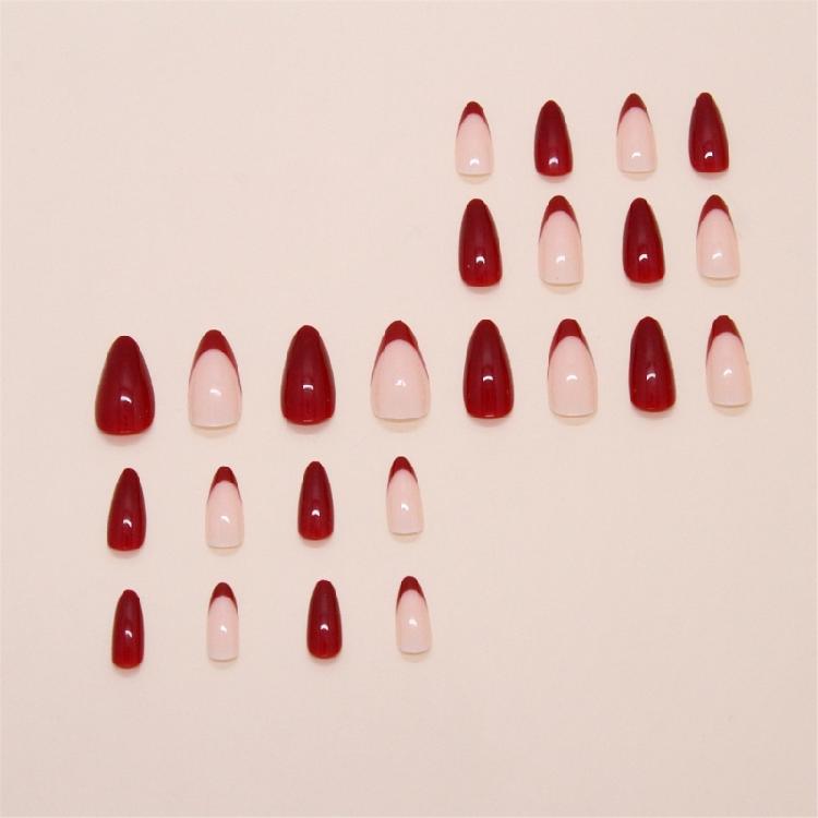 Mandel-Nagelspitzen Falsche Nägel Kleben auf Nagel Aufkleben Nagel Aufpressen Nagel Künstlicher Falscher Nagel für Damen und Mädchen Geschenke