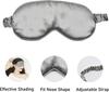 Imitated Silk Eye Mask with Shading Effect, Travel Eyepatch for Relaxing Sleep Soft Eyeshade Shield Tool Set Soft Eye Care Tools