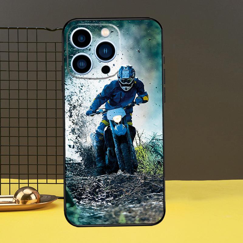 Moto Cross Motorcycle Sport Phone Case For iPhone 13 12 14 11 16 15 Pro Max Plus Mini 7 8 X XR XS Max Cover