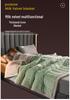 AB Version Milk Velvet Multifunctional Winter Shawl and Blanket - Thick, Warm, Double-Sided Velvet