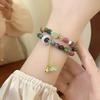 100% Natural Tourmaline Stone & Jade 14K Gold Filled Female Charm Bracelet  For Women Christmas Gifts Cheap