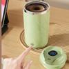 Rechargeable Electric Mixing Mug with Temperature Display Insulated Travel Cup  Travel
