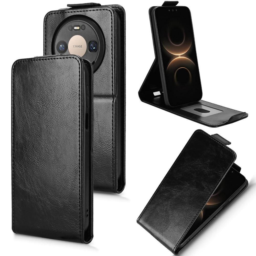For Huawei Mate 80/Mate 80 Pro Stand Case Magnetic Clasp Vertical Flip Leather Phone Cover with Card Holder