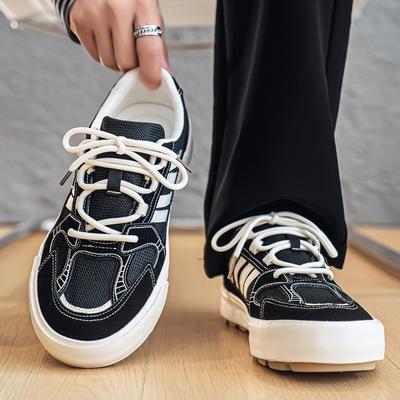 Autumn New Height Increasing Low Top Shoes Vulcanized Bread Shoes Men's Versatile Must-have Outfit for Going Out On The Street