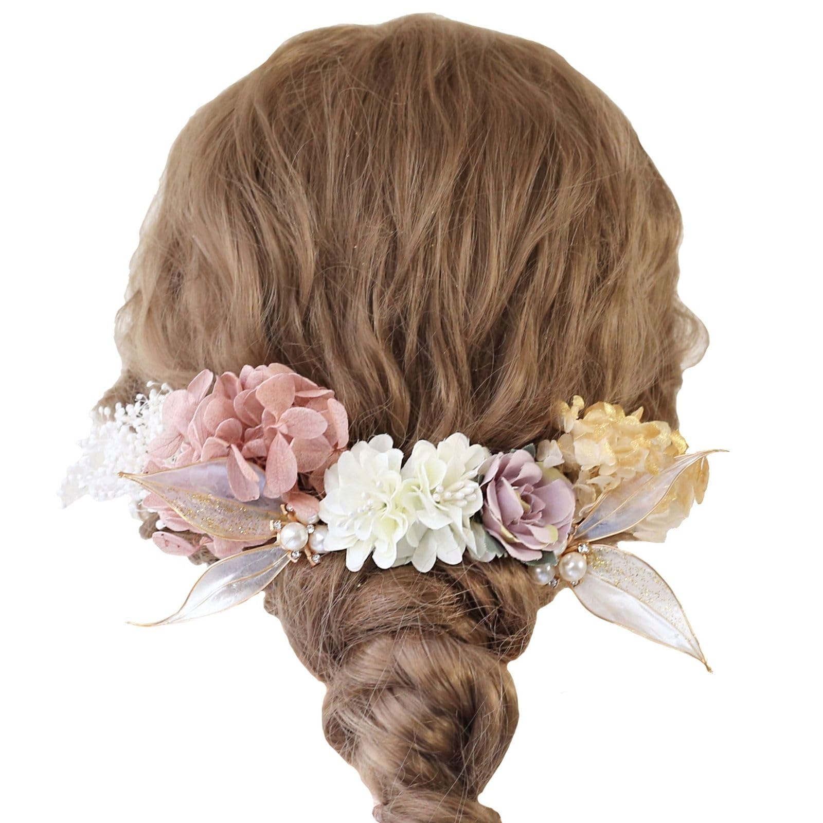 

Bud Flower Hair American Dried Gold Ornament, Coming-of-Age Ceremony, Yukata, Flowers, Graduation, Flowers, Mizuhiki, Mum, Leaf, Kimono, Furisode,