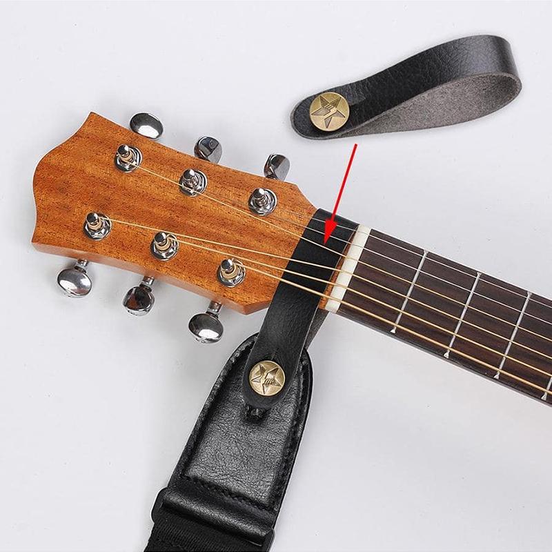 1/2/5pcs Guitar Strap Button Headstock Adapter with Latch Vintage For Ukuleles Bass Acoustic Electric Guitars Durable TMZ