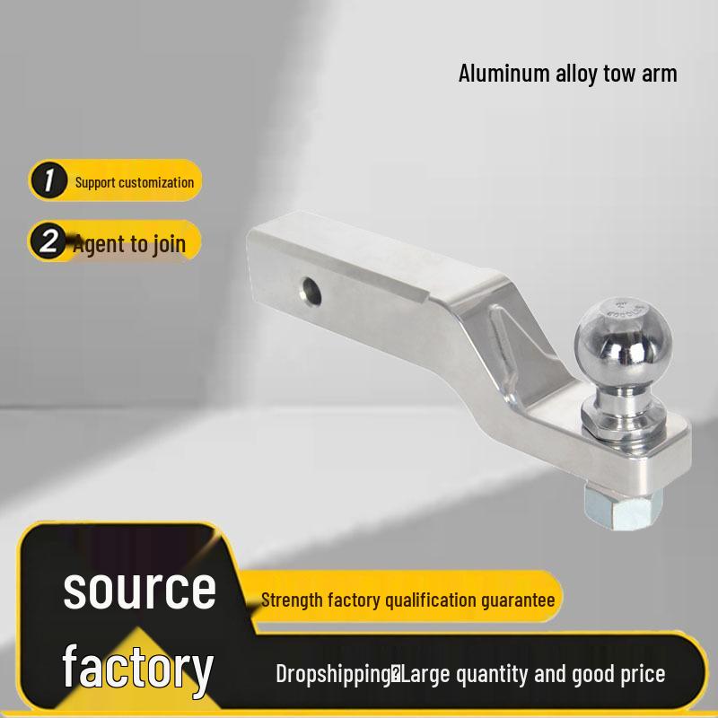 Aluminum Alloy Adjustable Drop Hitch Receiver for SUV & Off-Road Towing (2/4/6 Inch Options)