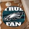 Philadelphia Eagles Yuvarlak Mat, Kaymaz Daire Halı Sandalye Halısı Salon, Yatak Odası, Paspas Ev Dekorasyonu Hediye Noel Hediyeleri İçin