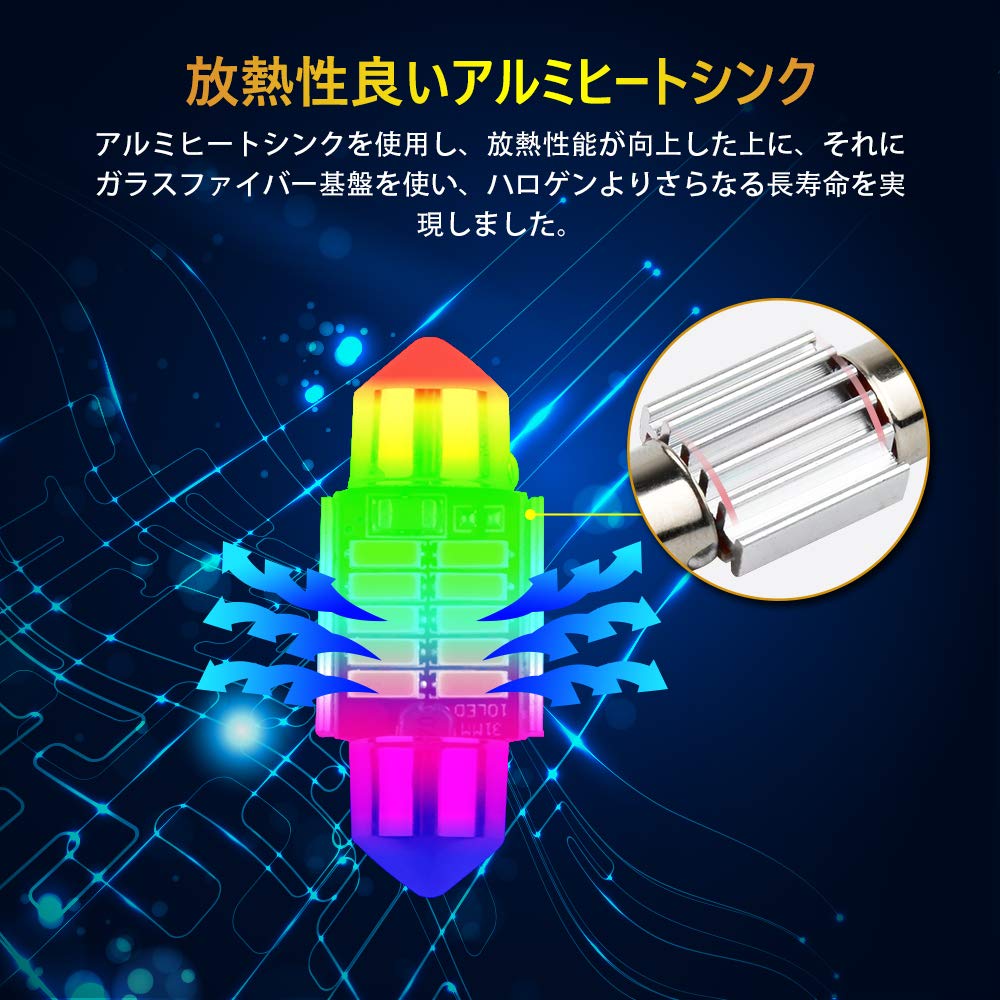 Catland T10×31 Room Lamp LED Bulb Color Room Light T10