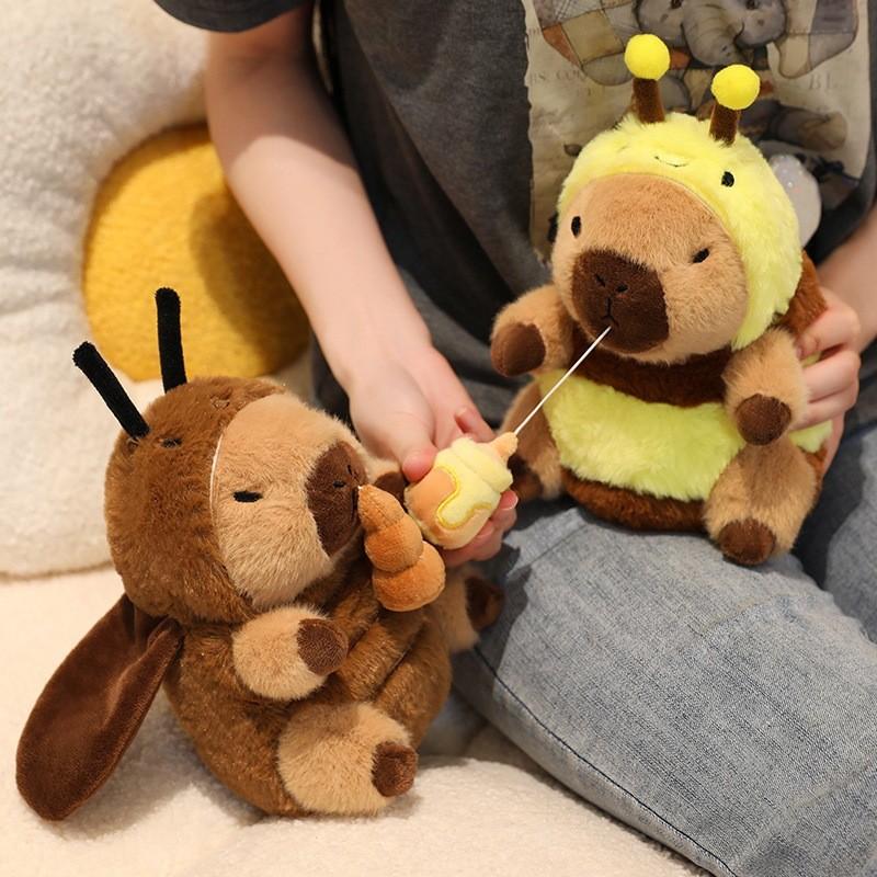 Capybara Plüschtier mit verwandelbarem Seil für Kinder Kinderzimmerdeko