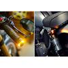 2Pcs Motorcycle Turn Signal Led Light Indicator Blinker Handle Bar End Light