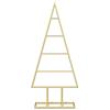 Metal Christmas Tree Gold 60 cm Powder Coated Steel