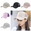 New Breathable Floral Printed Baseball Cap Adjustable Curved Brim Mesh Sun Hat Lace Polyester Snapback Cap Female Use