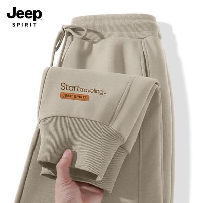 JEEP SPIRIT Men's Loose Fit Corduroy Joggers (2025 Spring/Autumn)