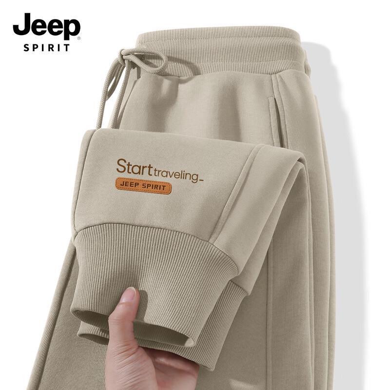 JEEP SPIRIT Men's Loose Fit Corduroy Joggers (2025 Spring/Autumn)