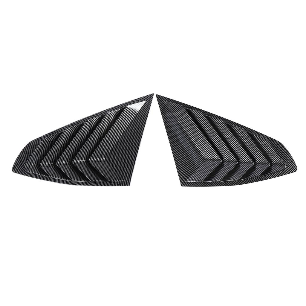 2PCS Rear Side Window Louvers Racing     Vent Scoop Shades Cover Blinds for 4 Series  6 Gran   2020 to 2024