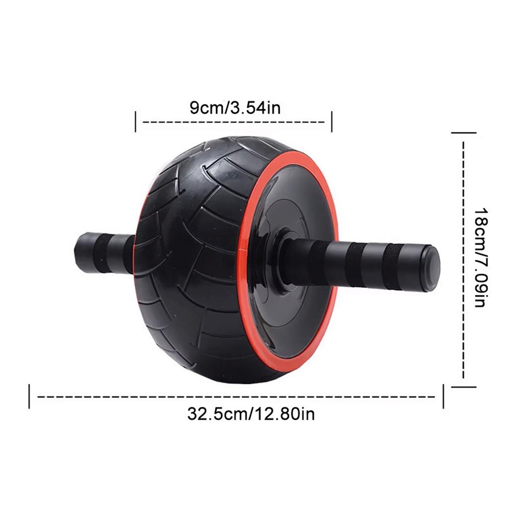 Ab Wheel With Mat - Black