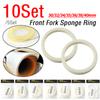5/10Set 2Pcs/Set 30/32/34/35/36/38/40mm Mountain Bicycle Sponge Ring Oil Sealed Foam Bike Front Fork O-Ring Cycling Accessories
