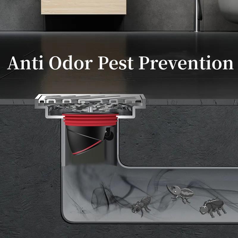 ABS Floor Drain Core Floor Shower Drain Stopper Insectproof Anti-odor Deodorization Toilet Kitchen Bathroom Toilet Sewer