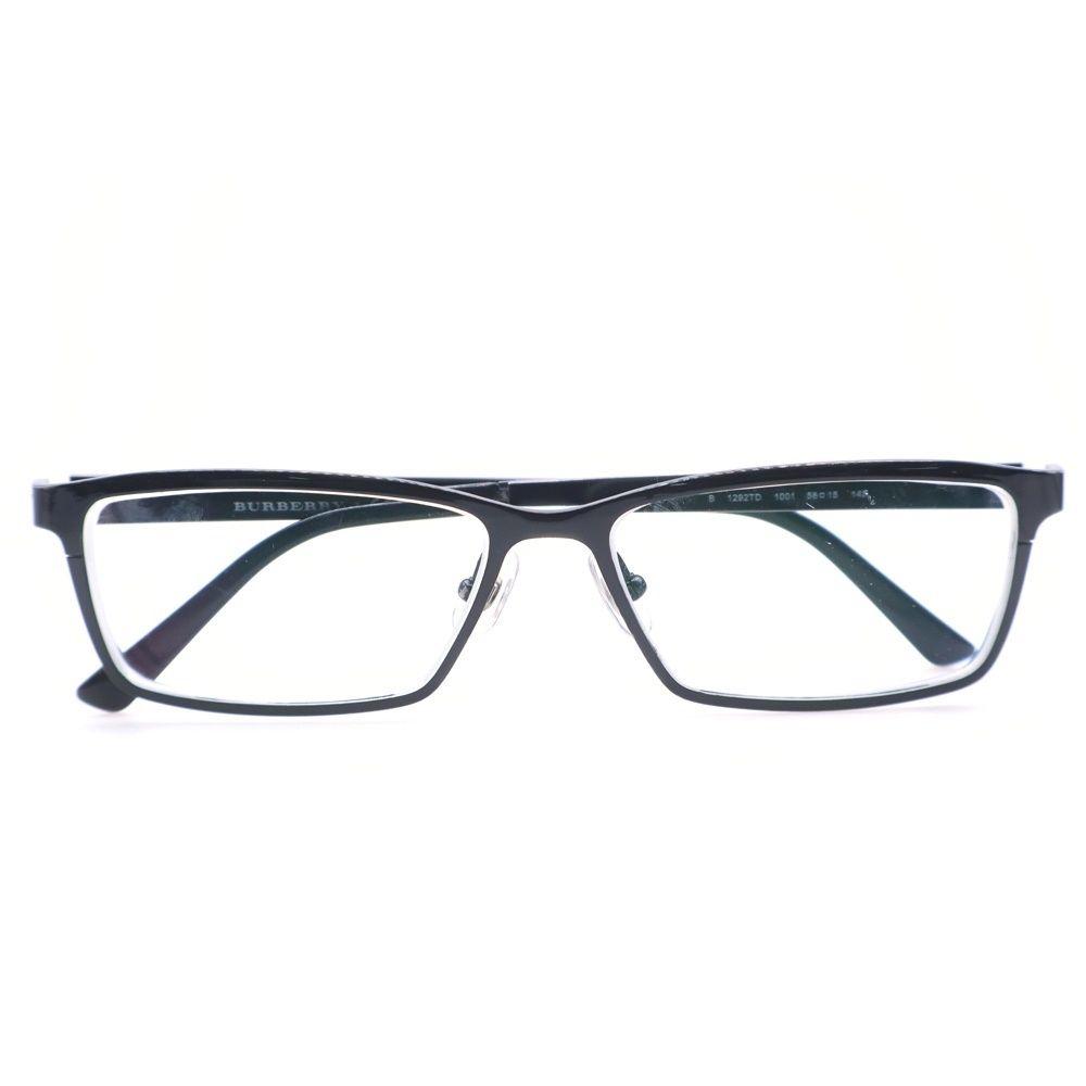 Used BURBERRY Plastic Frame Eyewear Glasses Glasses Black BE1292TD-1001