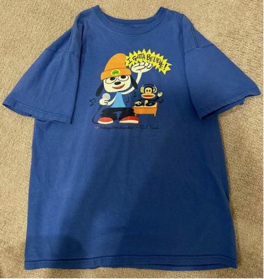 PaRappa the Rapper Maglietta Blu Navy Tutti i Taglia Unisex