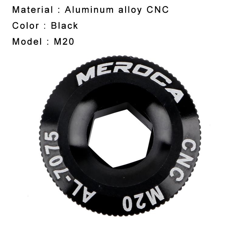 M18/M19/M20 Cranks Screw CNC Aluminum Alloy Crankset Arm Bolt Crankset Cover General Cycling Accessories