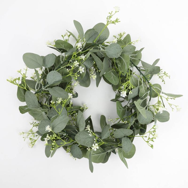 178cm Simulation Plant Wall Hanging Floral Wedding Arch Decor Artificial Eucalyptus Gypsophila Vine Hotel Garden Decoration