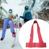 Nastavitelný nosič lyží a holí Transportujte své vybavení Držák na snowboard Poutko na upevnění popruhu Poutko na opasek