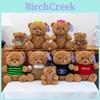 Teddy Bear Plush Toy For Girls With Bow Necklace For Birthday Gift Or Wedding Favor