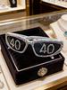 Birthday Party Sunglasses Number Decor Rhinestone Trim UV Blocking Shades for All Age Birthday Events KJ193