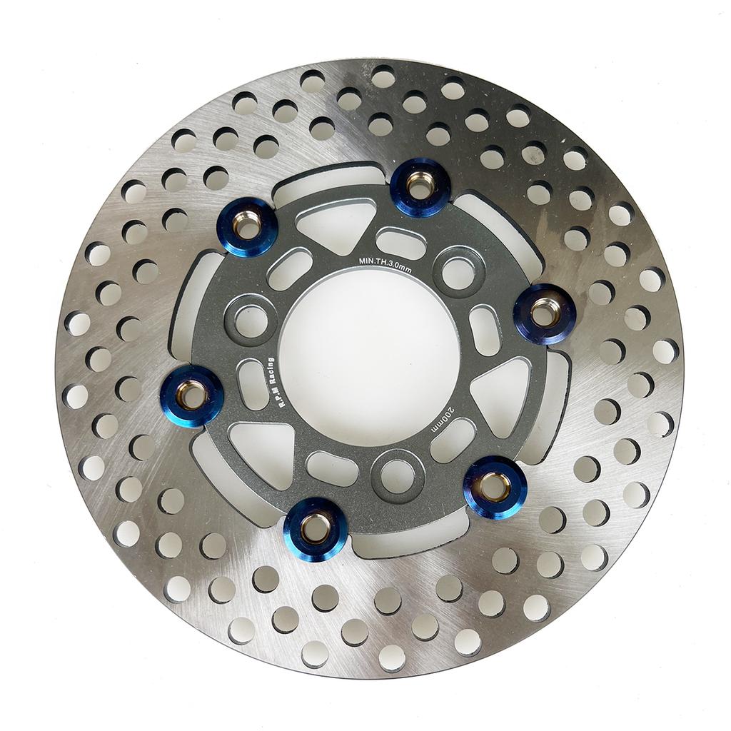 Universal 200mm motorcycle brake discs For Honda DIO AF27 AF28 AF18 ZX AF34 AF35 AF36 Floating Rapid cooling brake pads