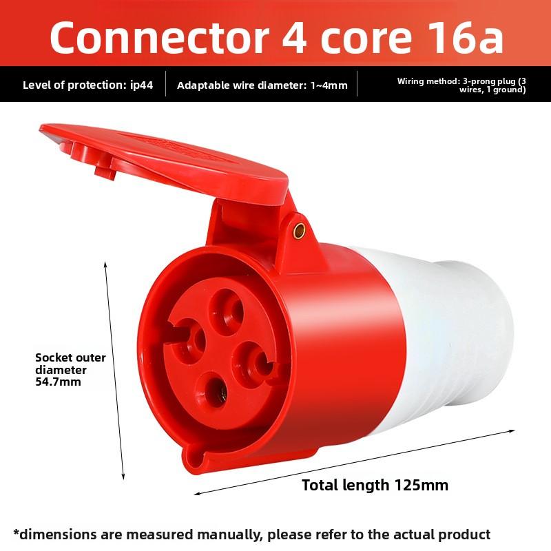 3/4/5PIN Car Connection Plug Adapter Main Plug Hook Up Site Adapter Mains Hook Up Site Socket Adapter 16A Caravan Motorhome