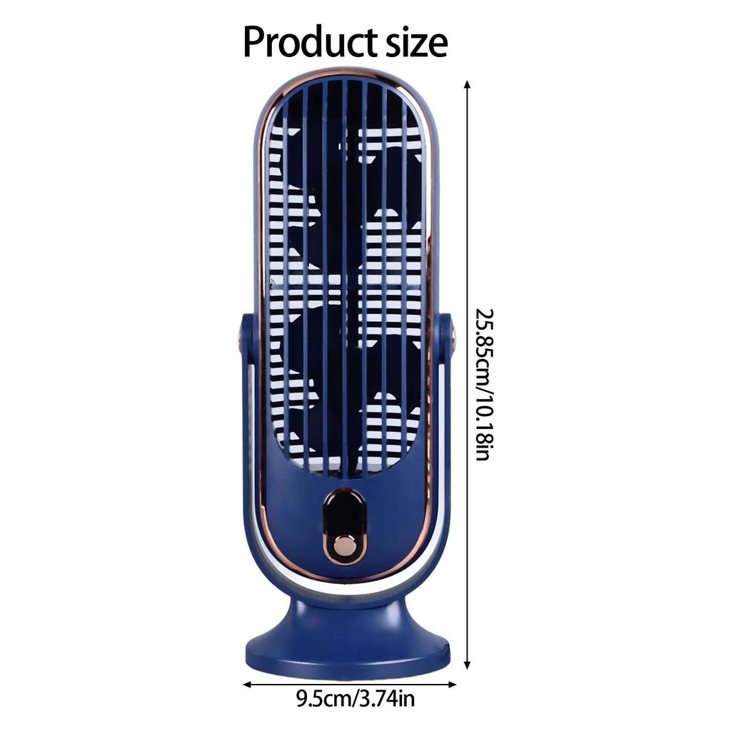 Table Small Cooling Fan for Home Office Desktop Tower Fan Portable 5 Speed Adjustable Brushless Desk Fan USB Powered