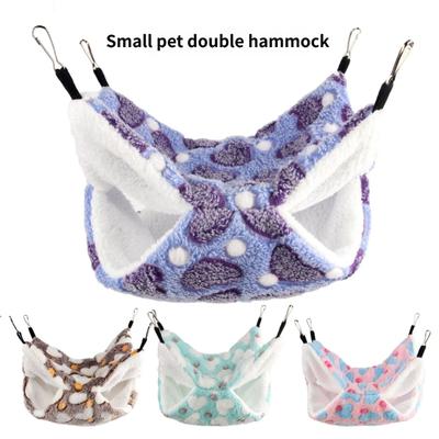 Hamster Rodents Hideaway Toy Gerbil Hammock Hideouts Pet Habitat Bed for Ferrets Hamster Guinea Pigs