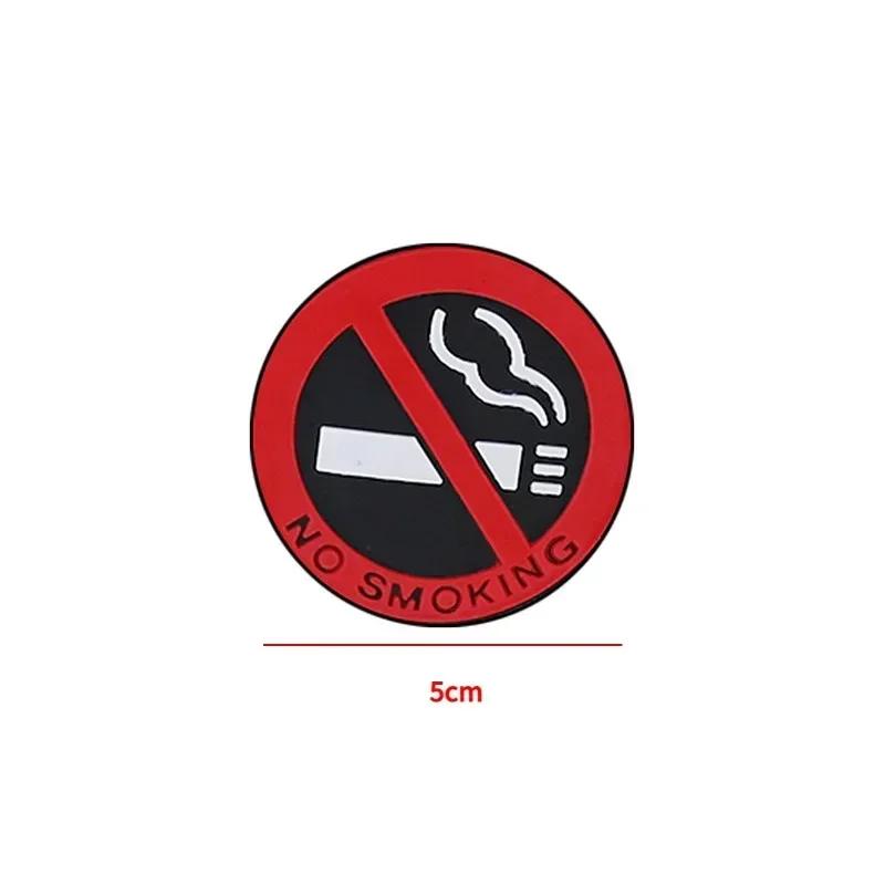 No Smoking Car Stickers Styling Round Red Sign Vinyl Sticker for Auto Motorcycle Home Wall Outdoor Car Accessories