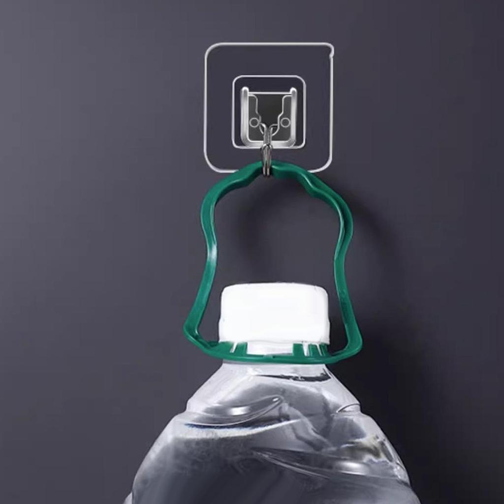 10 Paar Klebehaken Transparent Doppelseitig Klebende Wandhaken Spurlos Wandmontage Klebehaken Wasserdicht Selbstklebende Wandaufhänger