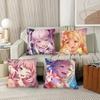 Cute Game Bang Dream Pillow Case Fashion Square Pillowcase Bedroom Sofa Room Ins Decoration Leisure