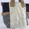 UGG Australia 2way Handbag Tote Brown Navy Off-White(USED)