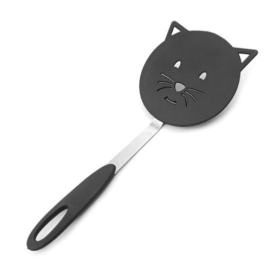 Cats Frying Spatula Heat Resistant Non-stick Stainless Steel Nylon Anti-slip Multifunctional