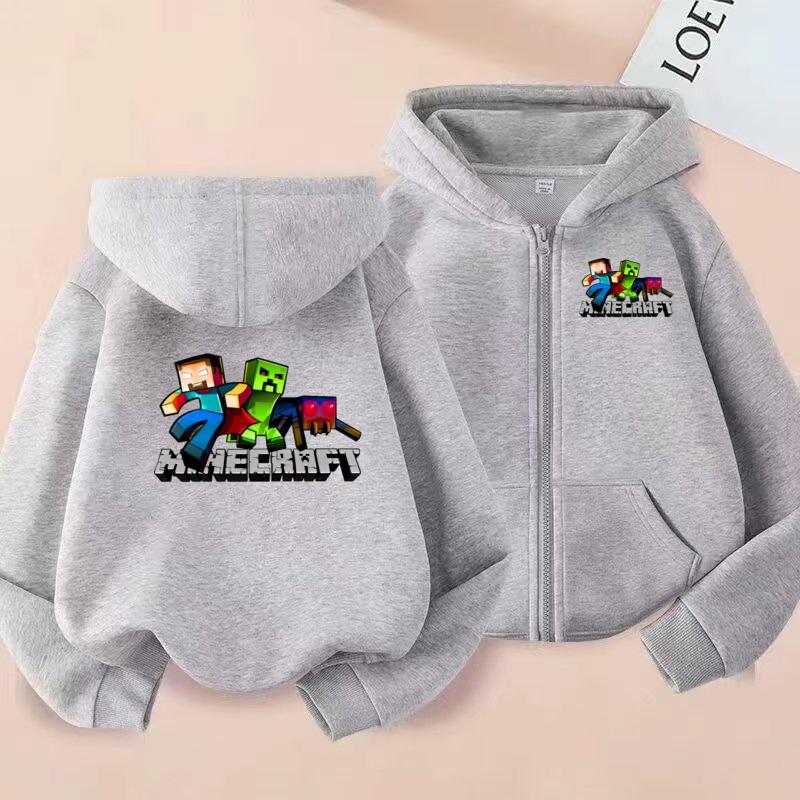 Children's Hoodies with Zippers,jackets,cartoon and Anime,sportswear for Boys and Girls Aged 3 to 12, Sports Jackets and Hoodies