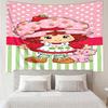 Straw-berry Quick-Dry Tapestry Hanging for Bedroom,Livingroom, Playroom,Decor Art Room Wall Tapestry Holiday and Birthday Gifts