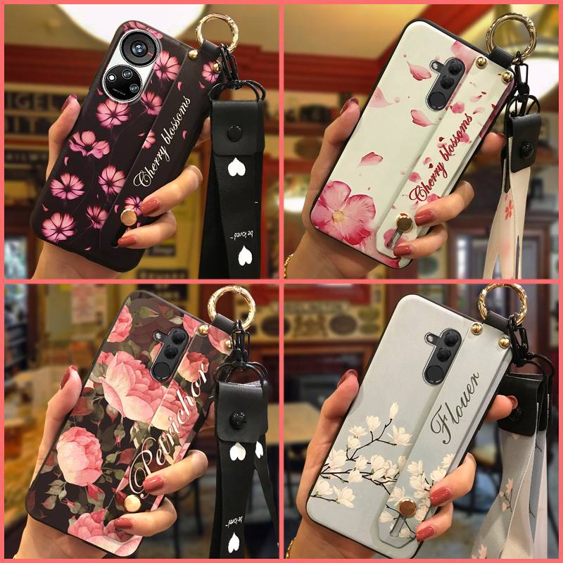 Wristband Phone Holder Phone Case For ZTE Blade V40S/Axon40 SE Dirt-resistant Soft case Durable Wrist Strap Lanyard Ring