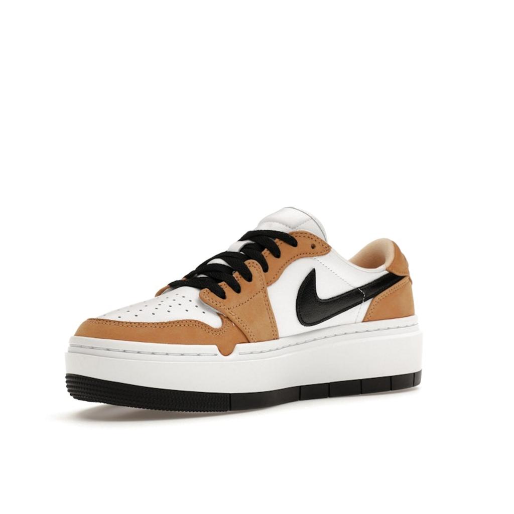 Air Jordan 1 Elevate Low Rookie of the Year Women Sneakers Brown Golden-Harvest Black DH7004-701