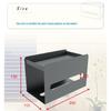 Multifunction Punch-free Magnetic Home Tissue Box Carbon Steel Tissue Storage Box