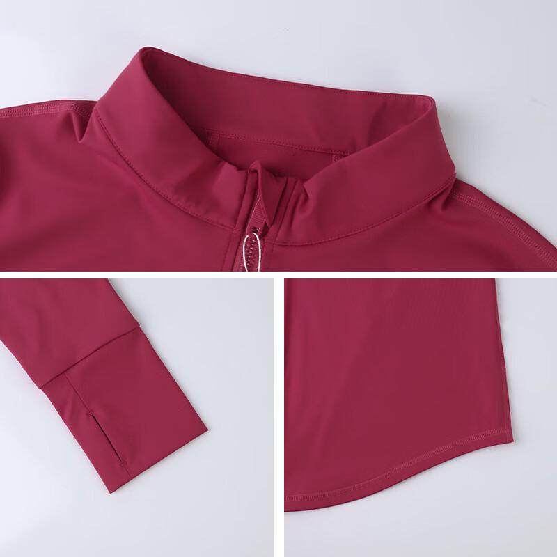 Women's Stand-up Collar Zippered Yoga Jacket