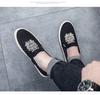 Fashion Coslony New Men Casual Loafers Classic Flat Men Shoes Embroidered Tiger Shoes Letter Printing Slip On Footwear Male Plimsolls