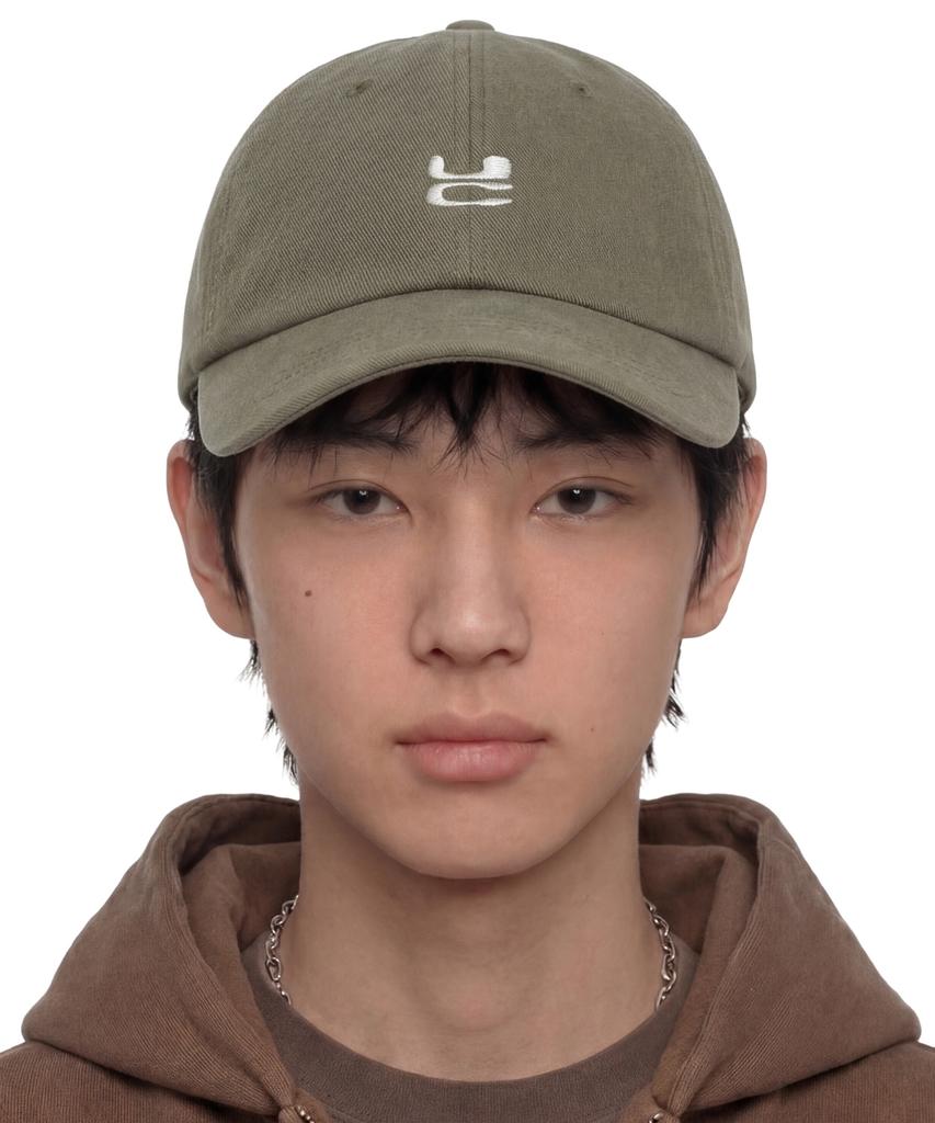 Eondeokeonteulol Four Seasons Cotton Logo Embroidered Basic Soft Top Unisex Ball Cap Uc / Washed B B / Khaki