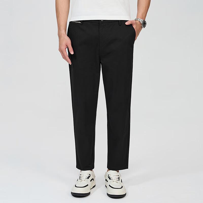 Dance with Wolves Men's Heavyweight Cotton Blend Straight-Leg Ankle Pants